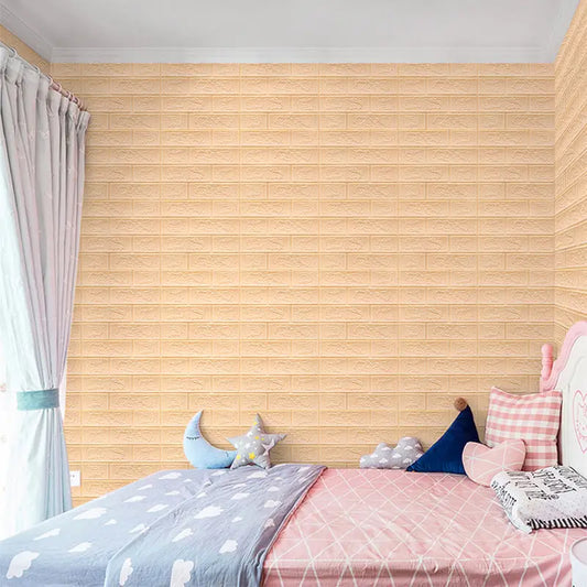 PLACAS AUTOADHESIVAS PARED AMARILLO 5mm