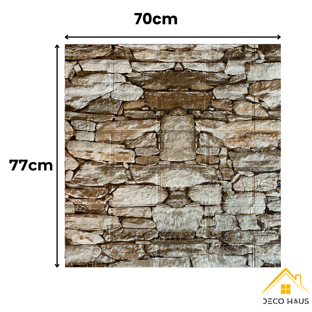 PLACAS AUTOADHESIVAS PARED PIEDRA P7 PACK X 20