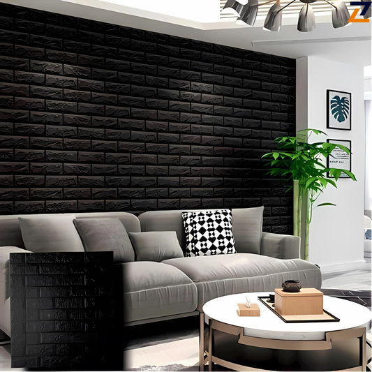 PLACAS AUTOADHESIVAS PARED NEGRO 5mm