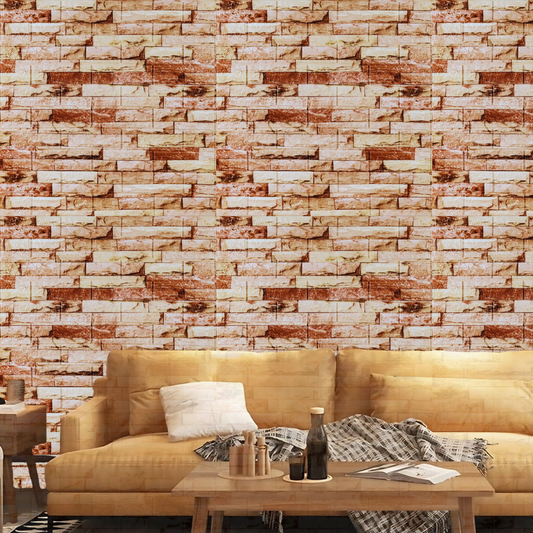 PLACAS AUTOADHESIVAS PARED PIEDRA P3 3mm