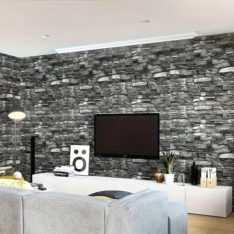 PLACAS AUTOADHESIVAS PARED PIEDRA P8 PACK X 35