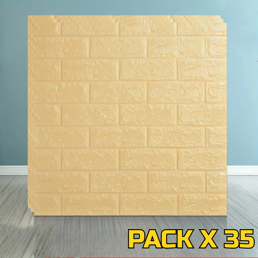 REVESTIMIENTO AUTOADHESIVO COLOR AMARILLO PACK X 35