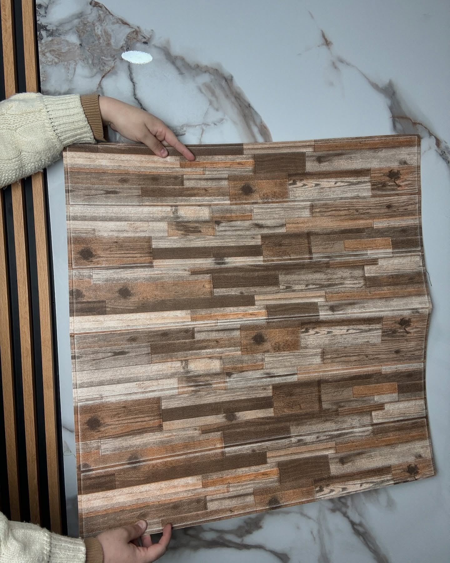 PLACAS AUTOADHESIVAS PARED MADERA M2 5mm