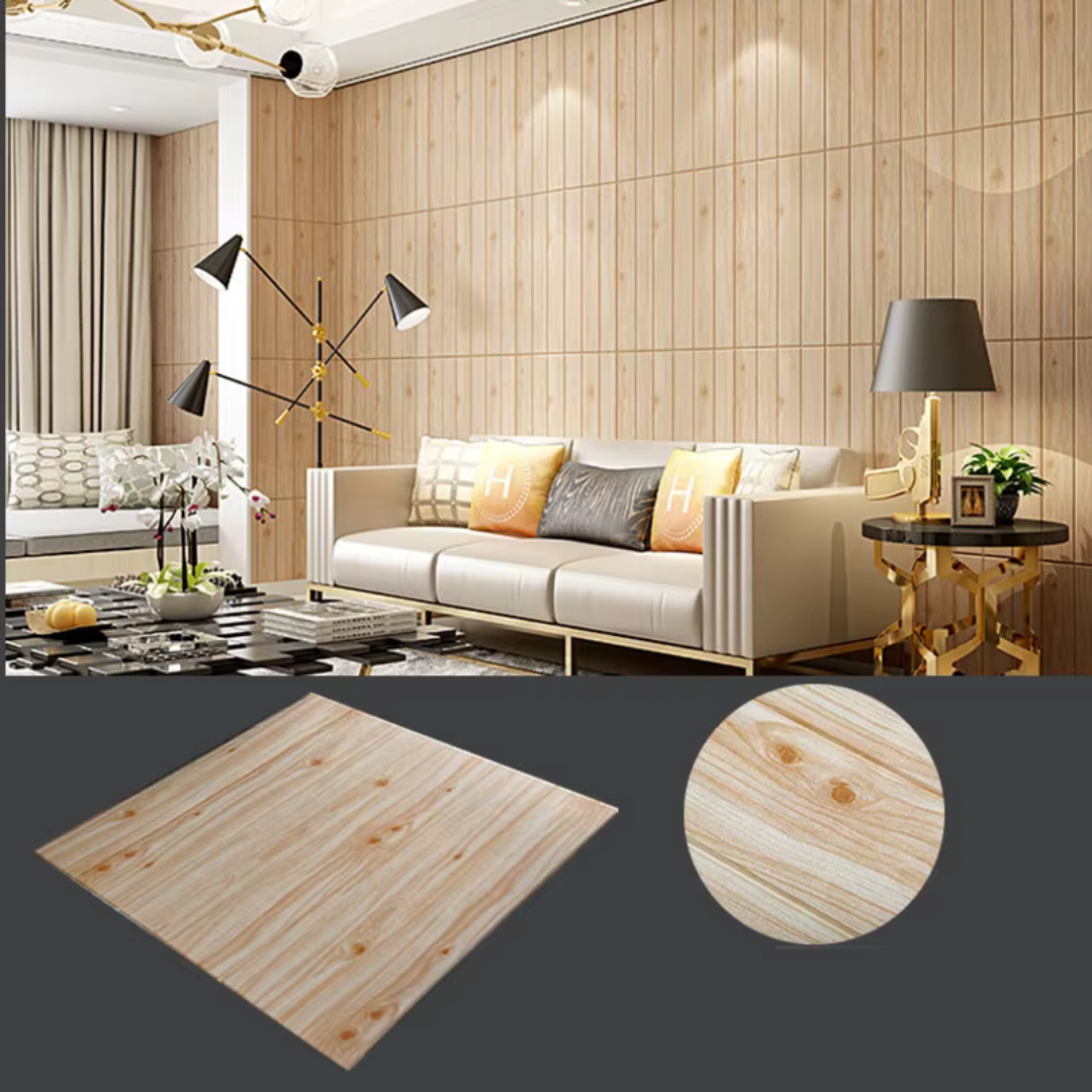 PLACAS AUTOADHESIVAS PARED MADERA M4 5mm
