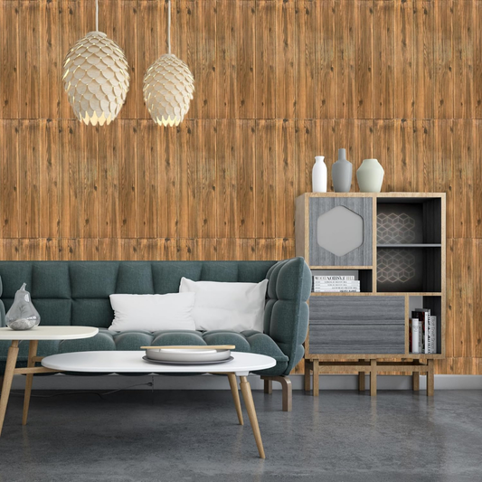 PLACAS AUTOADHESIVAS PARED MADERA M3 5mm