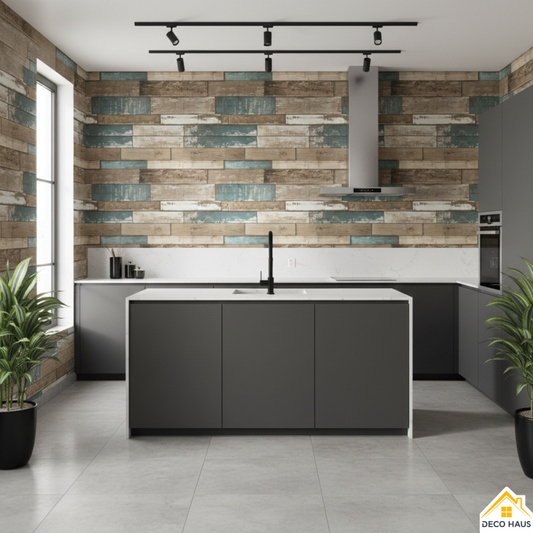 Placas Autoadhesivas Madera M-6 (X10)