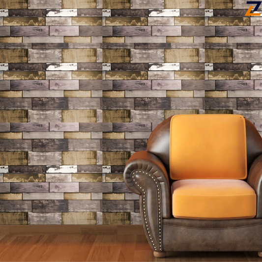 PLACAS AUTOADHESIVAS PARED MADERA M1 5mm