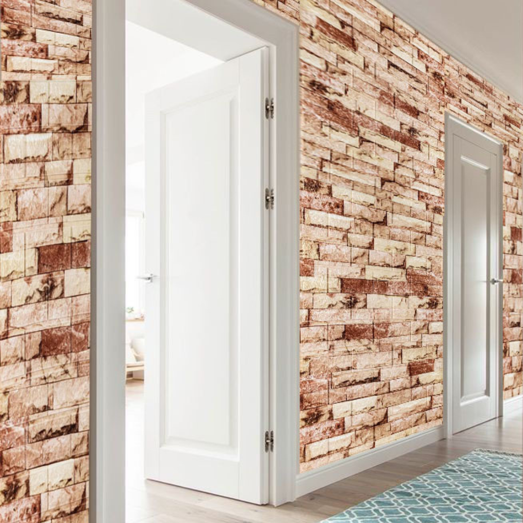 PLACAS AUTOADHESIVAS PARED PIEDRA P3 PACK X 35