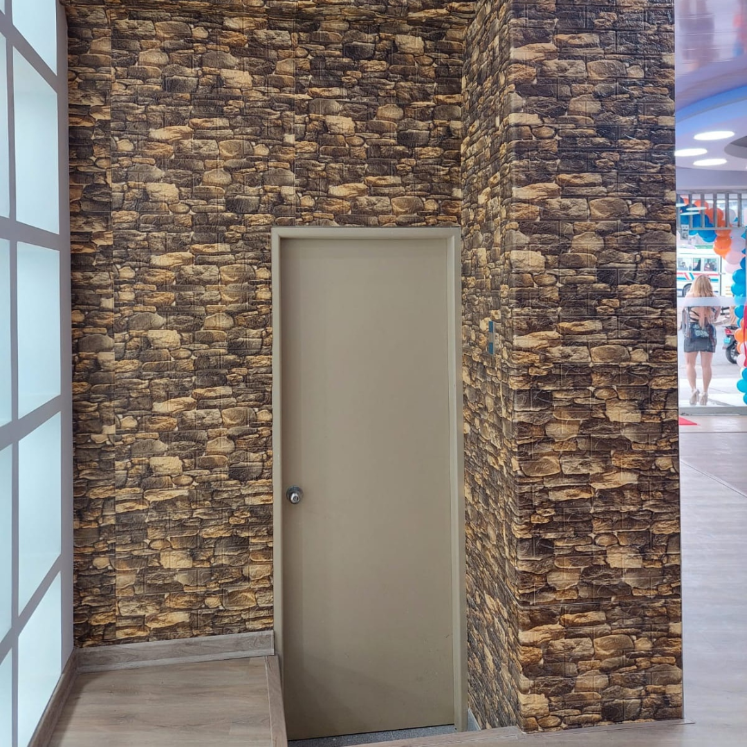 PLACAS AUTOADHESIVAS PARED PIEDRA P4 PACK X 35
