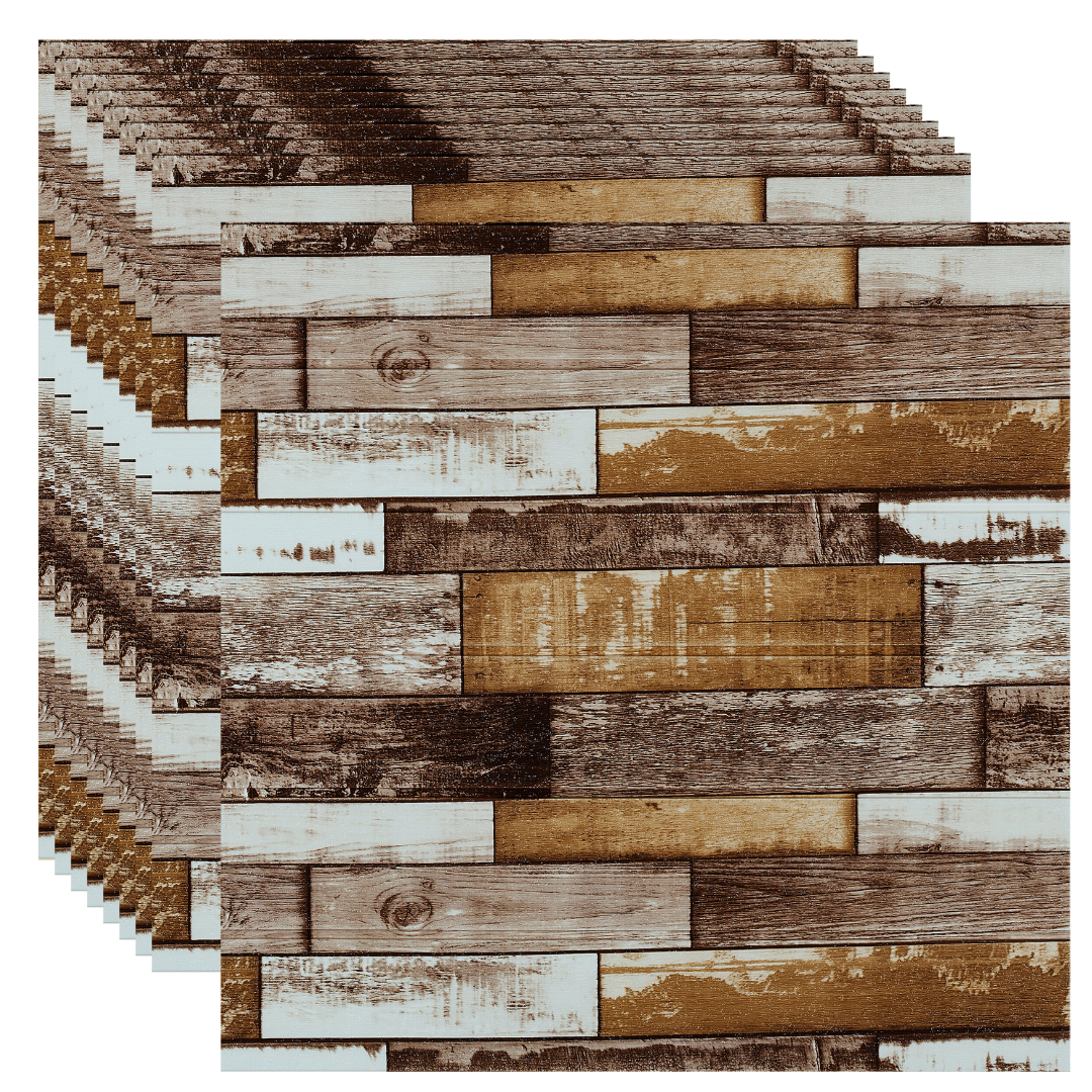 PLACAS AUTOADHESIVAS PARED MADERA M1 5mm
