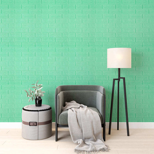 PLACAS AUTOADHESIVAS PARED VERDE 3mm