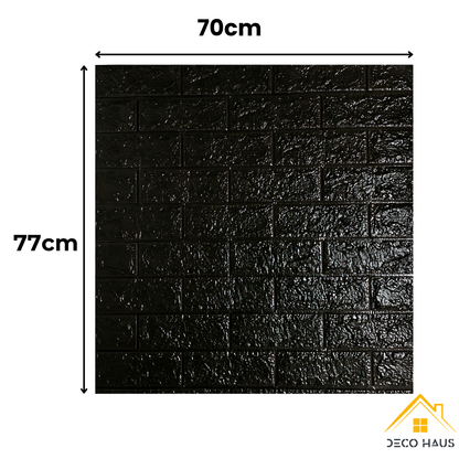PLACAS AUTOADHESIVAS PARED NEGRO