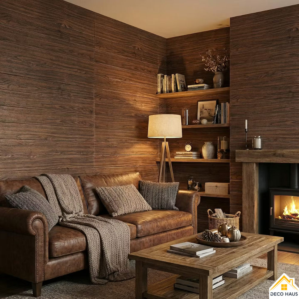 (PACK X20) Placas Autoadhesivas Símil Madera Pared 70x70cm 5mm