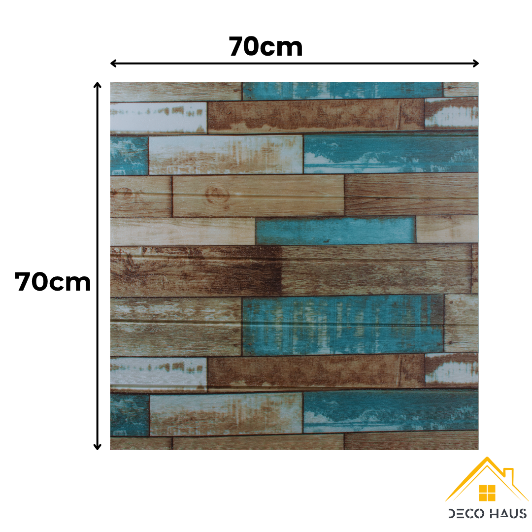 PLACAS AUTOADHESIVAS PARED MADERA M6 5mm
