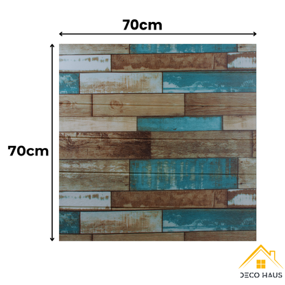 PLACAS AUTOADHESIVAS PARED MADERA M6 5mm