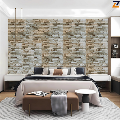 PLACAS AUTOADHESIVAS PARED PIEDRA P1 PACK X 50