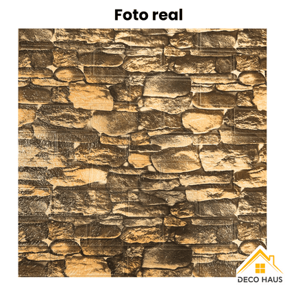 PLACAS AUTOADHESIVAS PARED PIEDRA P4 3mm