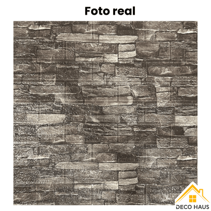 PLACAS AUTOADHESIVAS PARED PIEDRA P8 3mm