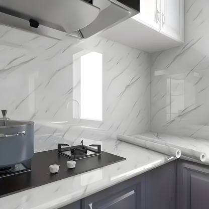 ROLLO VINILO AUTOADHESIVO MARMOL 10mts x 60cm