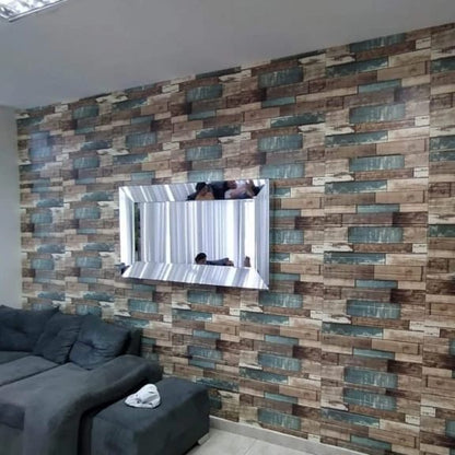 PLACAS AUTOADHESIVAS PARED MADERA M6 5mm