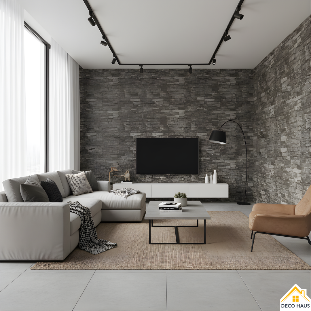 Placas Autoadhesivas 3D Piedra P8 Para Pared 70x77cm 3mm – Revestimiento Impermeable de PVC, Fácil Instalación, Textura Tipo Piedra, Recortable y Decorativo Para Cocina, Living y Dormitorio