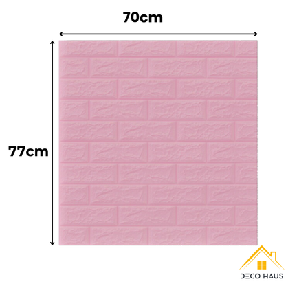 PLACAS AUTOADHESIVAS PARED ROSA 5mm