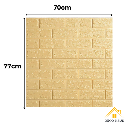 PLACAS AUTOADHESIVAS PARED AMARILLO