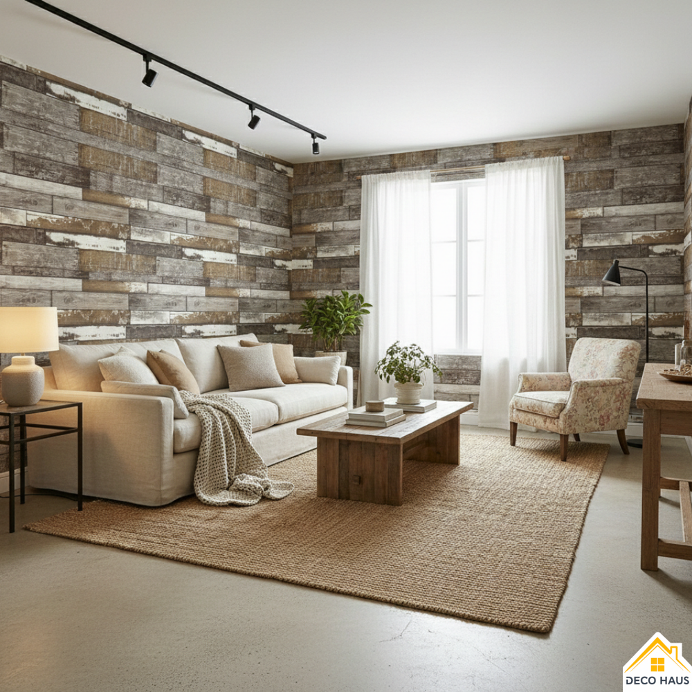 (PACK X20) Placas Autoadhesivas Símil Madera Pared 70x70cm 5mm