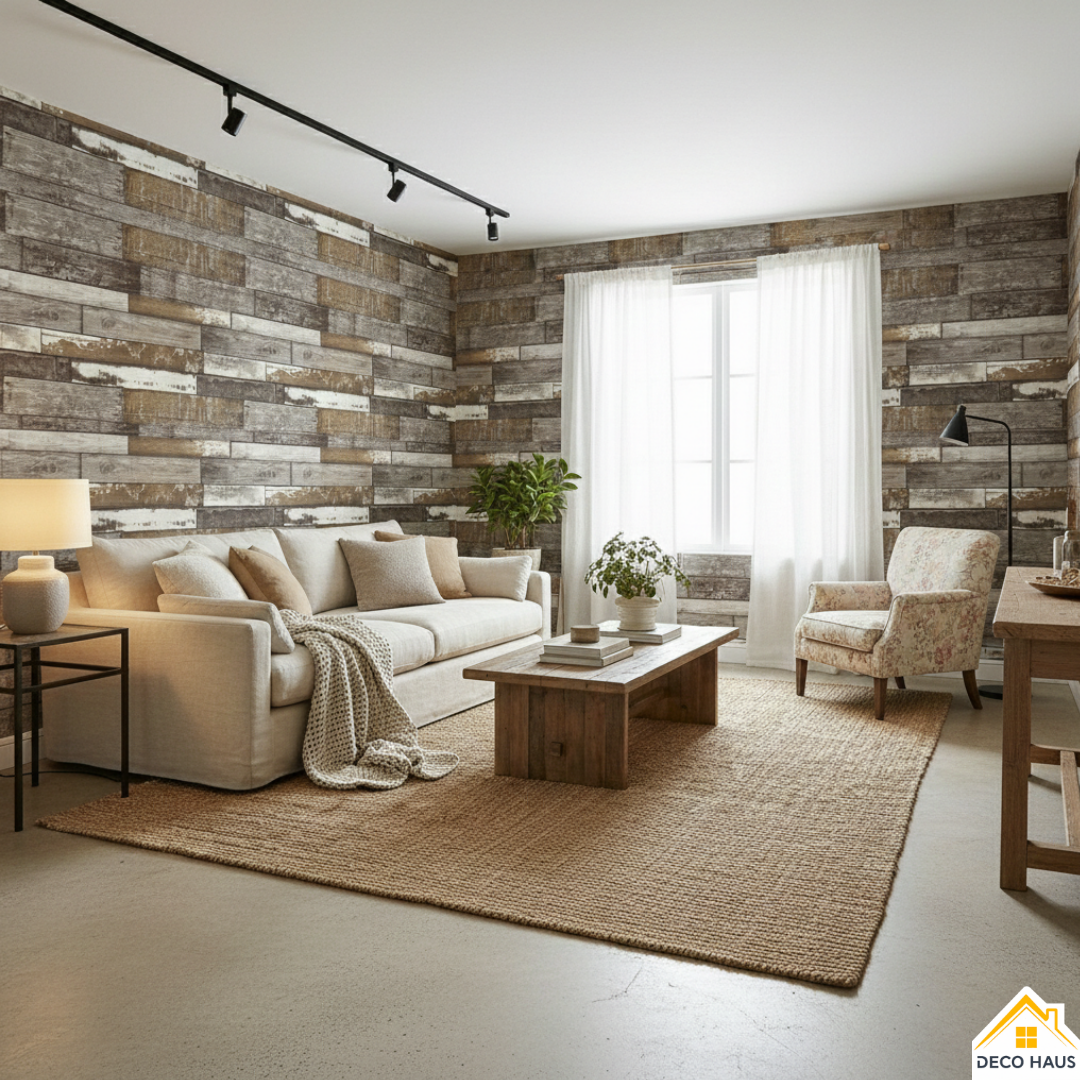 (PACK X20) Placas Autoadhesivas Símil Madera Pared 70x70cm 5mm