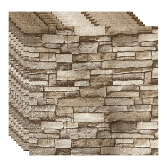 PLACAS AUTOADHESIVAS PARED PIEDRA P5 3mm