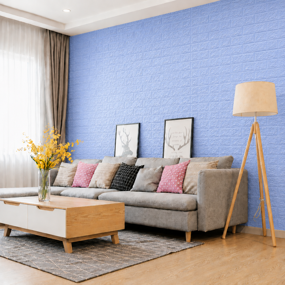 (PACK X20) Placas Autoadhesivas 3D Pared Colores 70x77cm 3mm