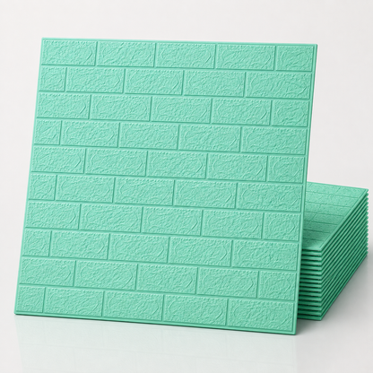 (PACK X20) Placas Autoadhesivas 3D Pared Colores 70x77cm 3mm