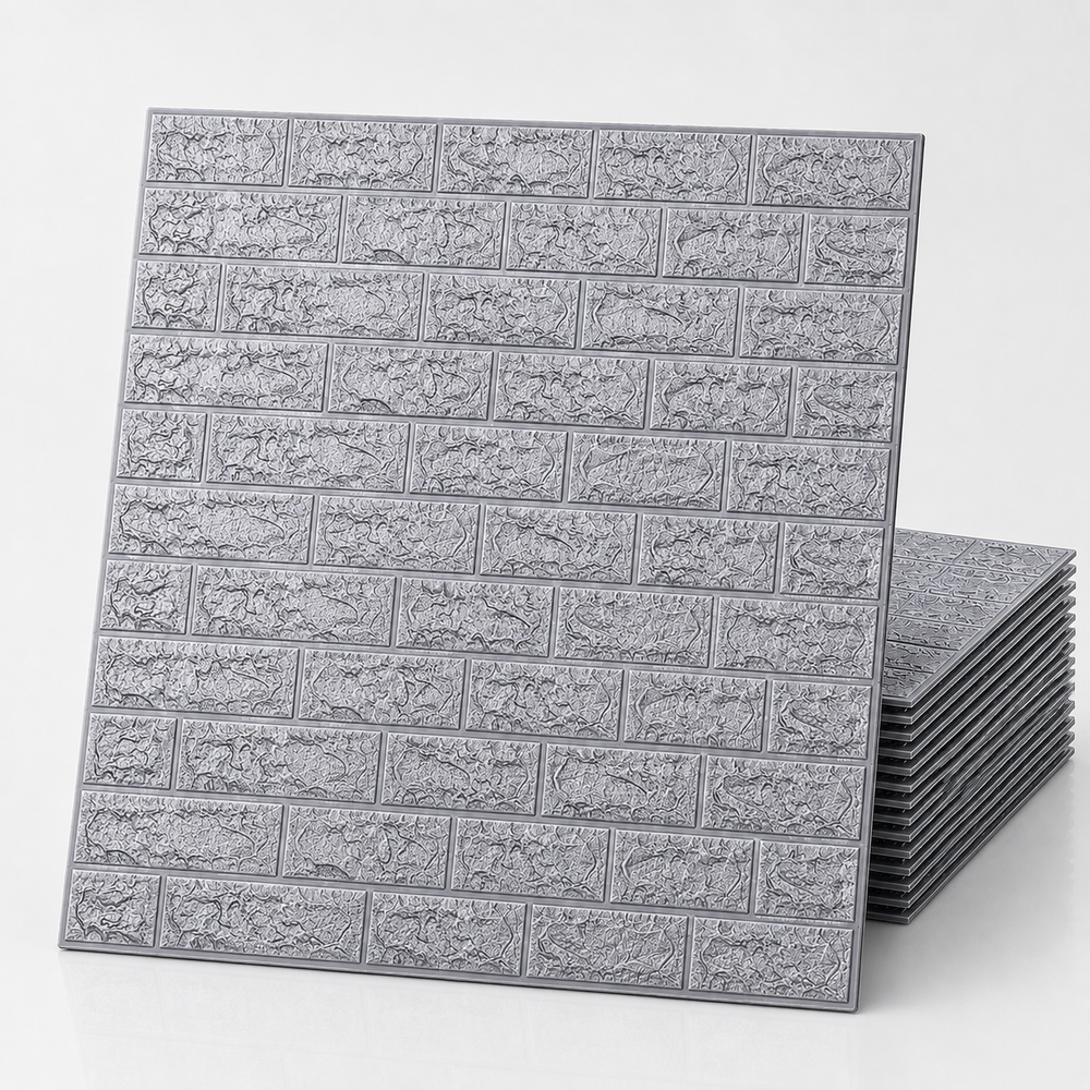 (PACK X20) Placas Autoadhesivas 3D Pared Colores 70x77cm 3mm