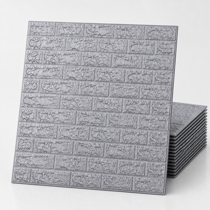 (PACK X20) Placas Autoadhesivas 3D Pared Colores 70x77cm 3mm