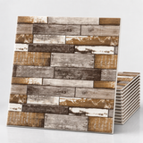 (PACK X20) Placas Autoadhesivas Símil Madera Pared 70x70cm 5mm