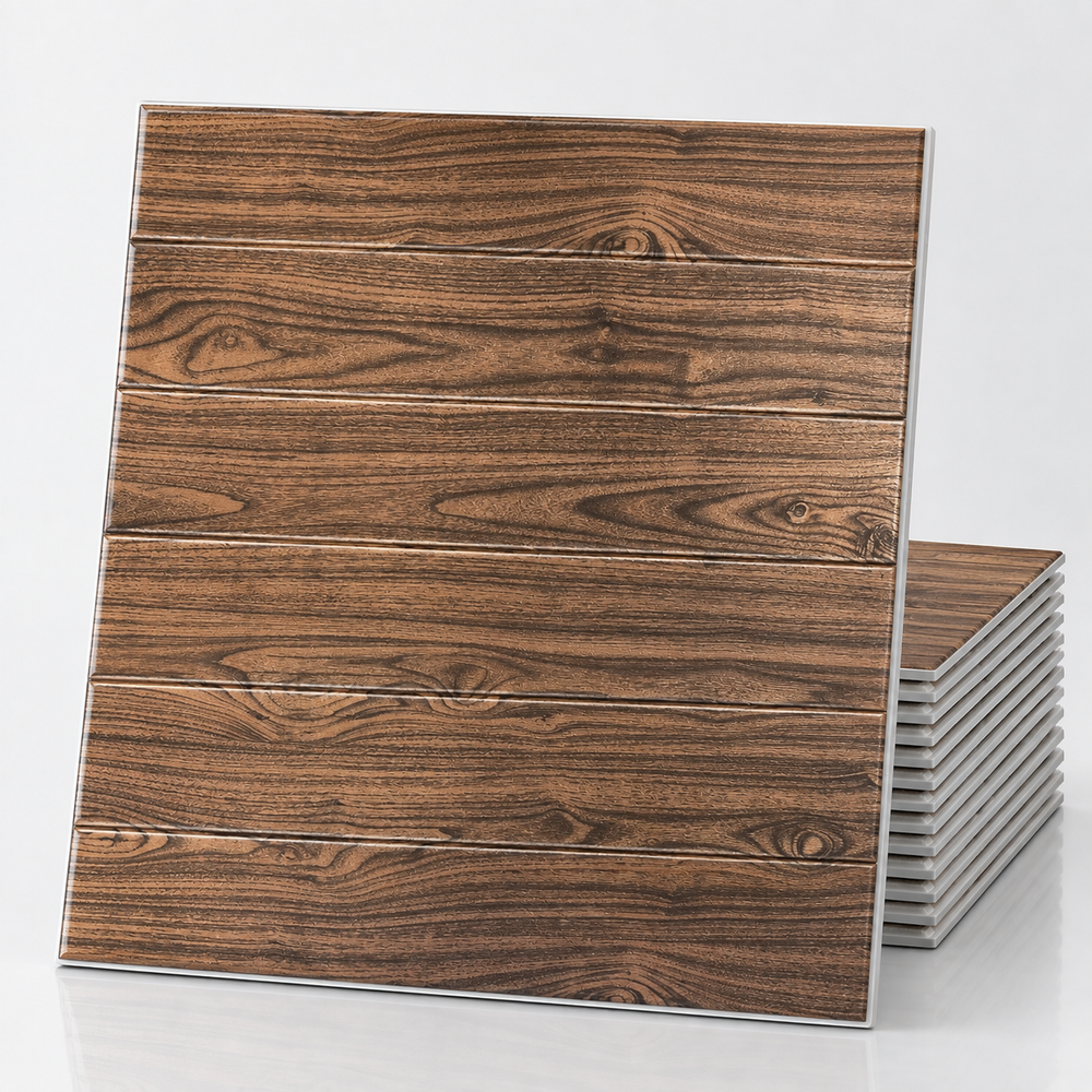 (PACK X20) Placas Autoadhesivas Símil Madera Pared 70x70cm 5mm