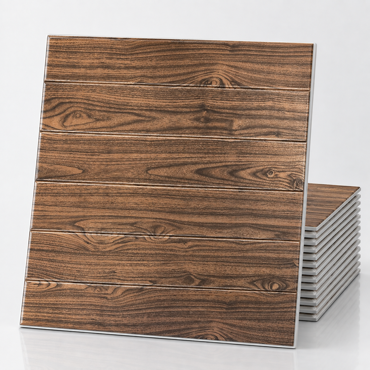(PACK X20) Placas Autoadhesivas Símil Madera Pared 70x70cm 5mm