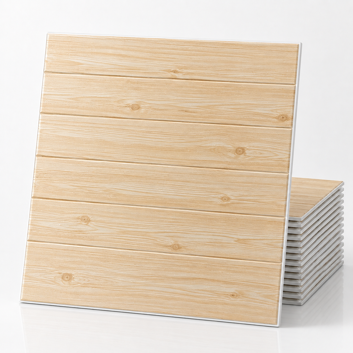 (PACK X20) Placas Autoadhesivas Símil Madera Pared 70x70cm 5mm