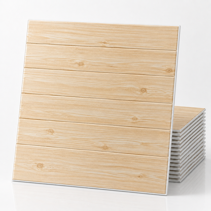 (PACK X20) Placas Autoadhesivas Símil Madera Pared 70x70cm 5mm