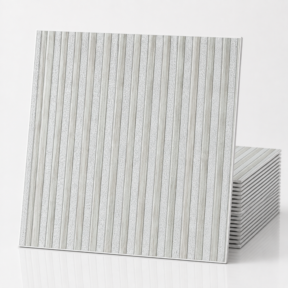 (PACK X20) Placas Autoadhesivas Símil Wpc Pared 67x67cm 5mm