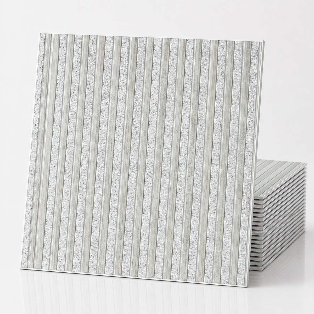 (PACK X20) Placas Autoadhesivas Símil Wpc Pared 67x67cm 5mm