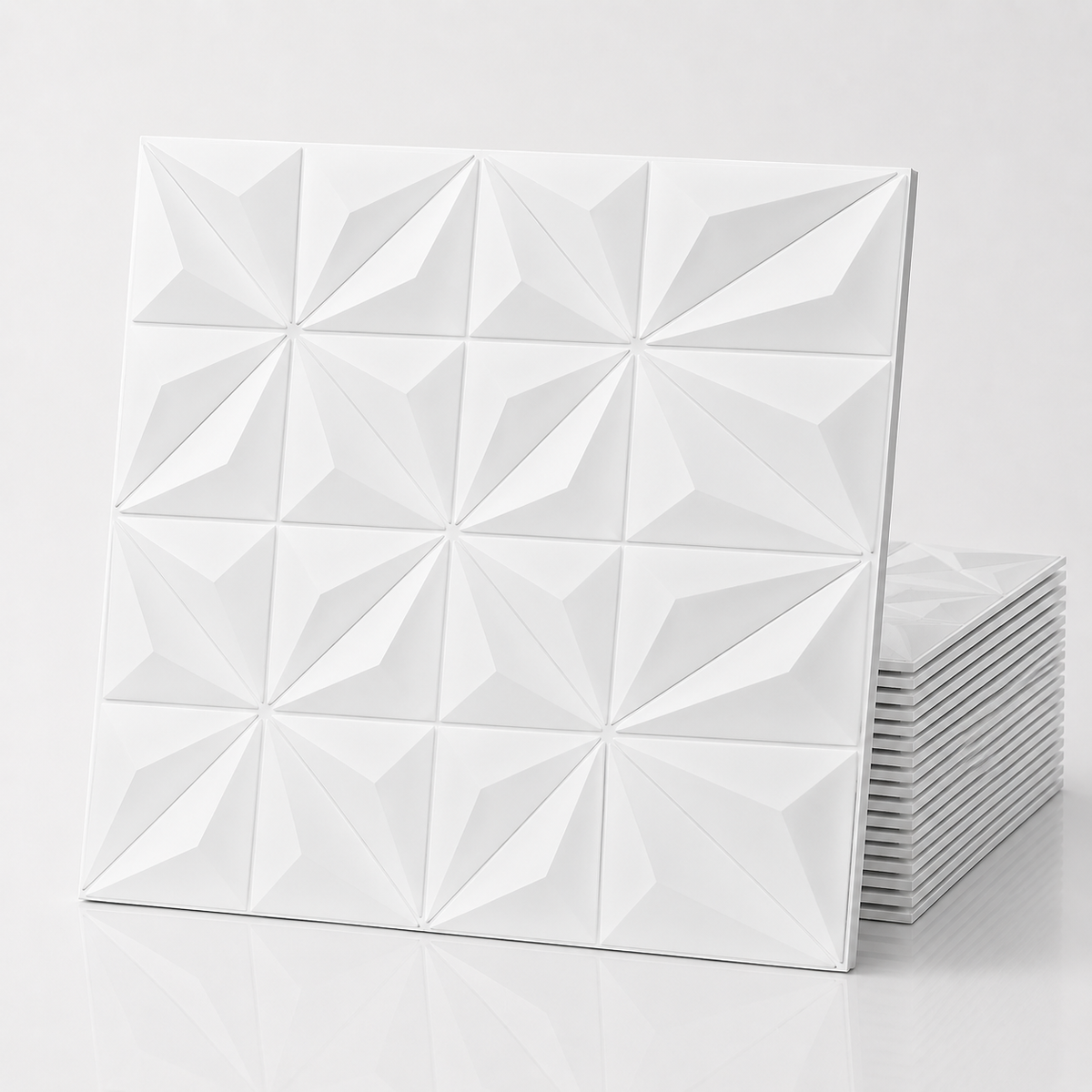 (PACK X20) Placas Autoadhesivas Prisma Pared 70 x 70cm 5mm