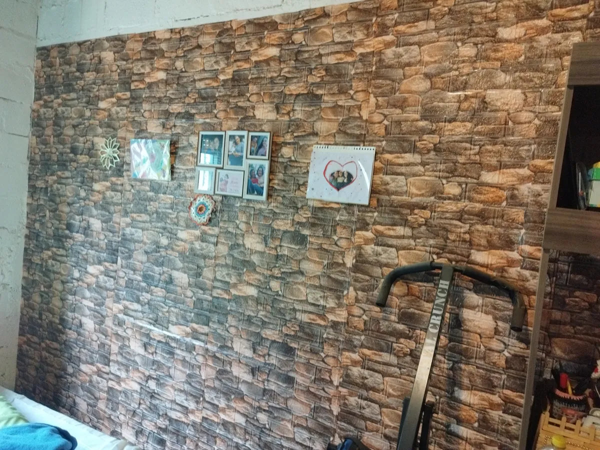 PLACAS AUTOADHESIVAS PARED PIEDRA P4 3mm