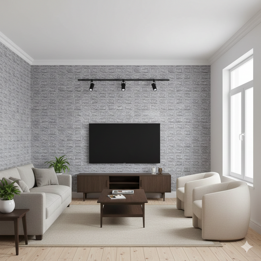 Placas Autoadhesivas Gris (X10)