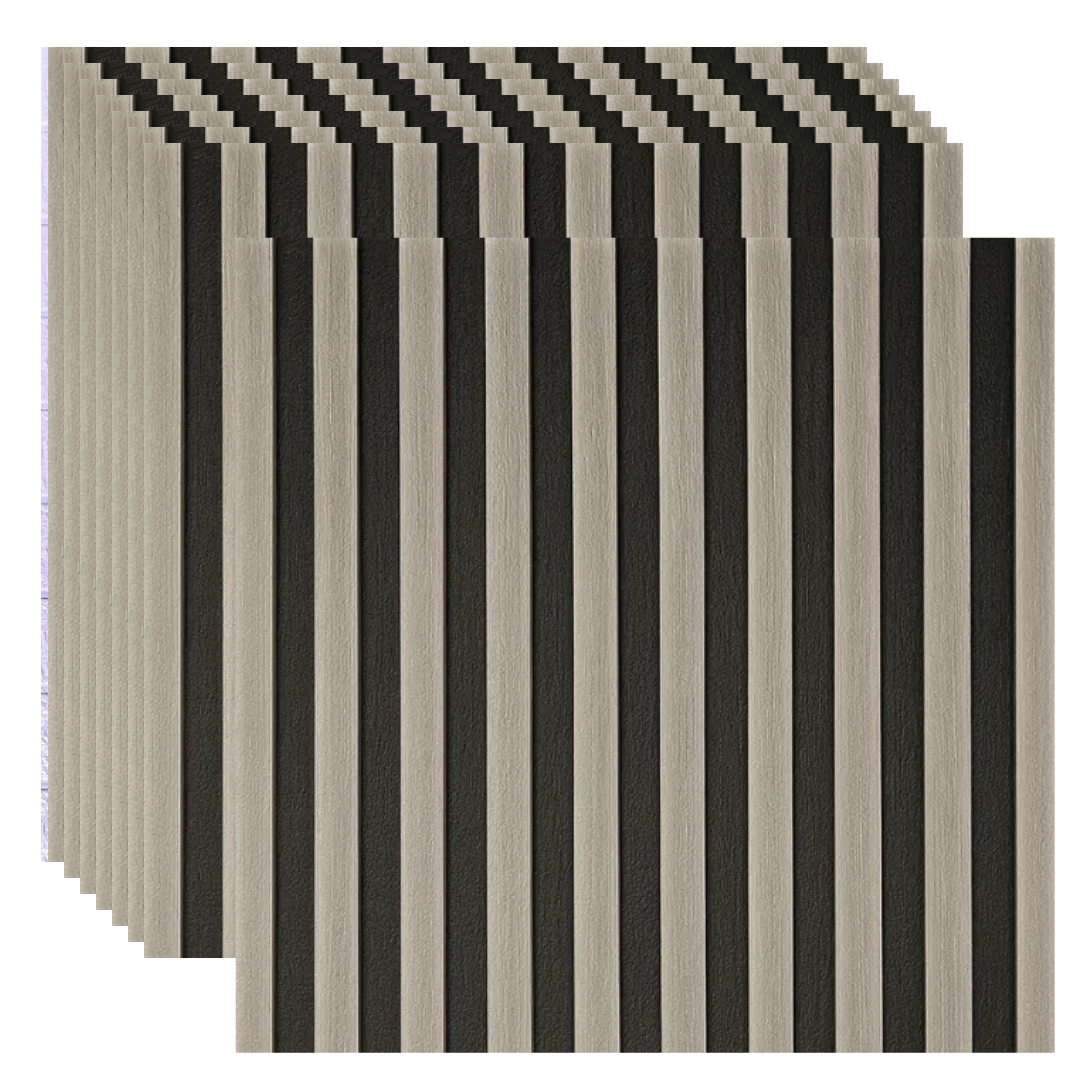 Placas Autoadhesivas WPC 2 Para Pared 67x67cm – Revestimiento Decorativo Impermeable, Fácil Instalación, Diseño Moderno Madera y Elegante Para Living, Dormitorio y Fondos TV