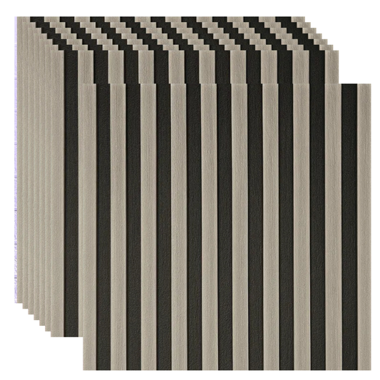 Placas Autoadhesivas WPC 2 Para Pared 67x67cm – Revestimiento Decorativo Impermeable, Fácil Instalación, Diseño Moderno Madera y Elegante Para Living, Dormitorio y Fondos TV
