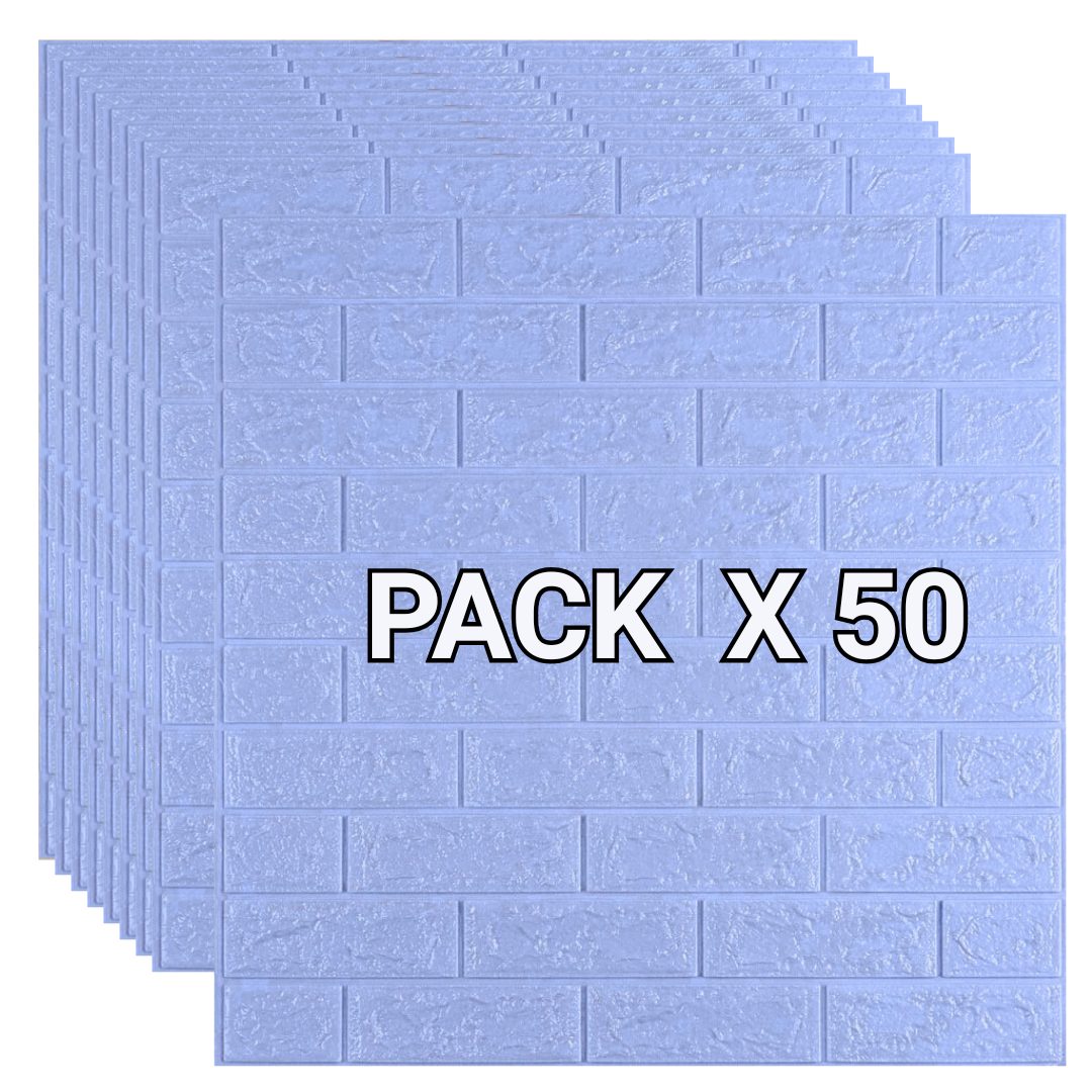 Placas Autoadhesivas Celeste (X50)