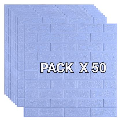 Placas Autoadhesivas Celeste (X50)