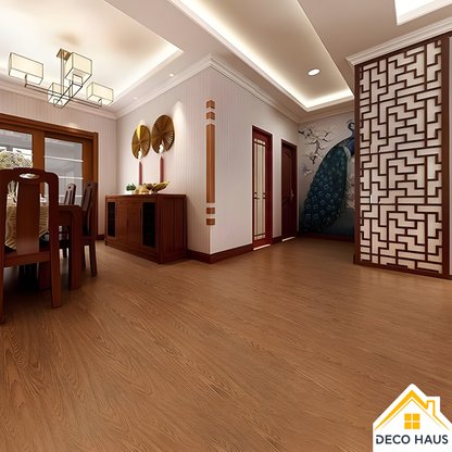 Piso Vinílico Autoadhesivo Listón DC1 91.4x15.2cm – Revestimiento Impermeable PVC, Fácil Instalación, Diseño Simil Madera y Decorativo Para Living, Dormitorio y Cocina