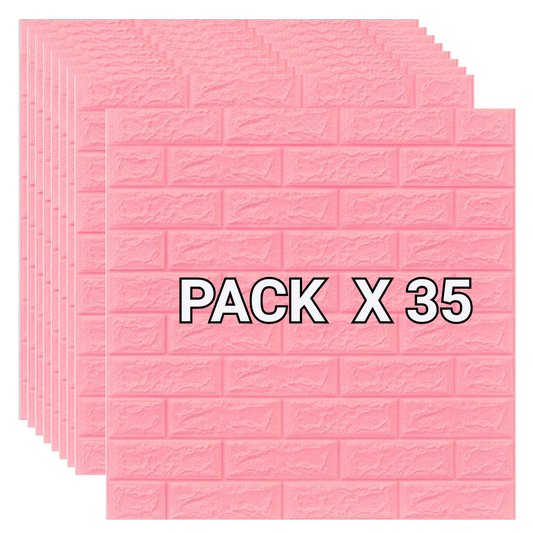 Placas Autoadhesivas Rosa (X35)